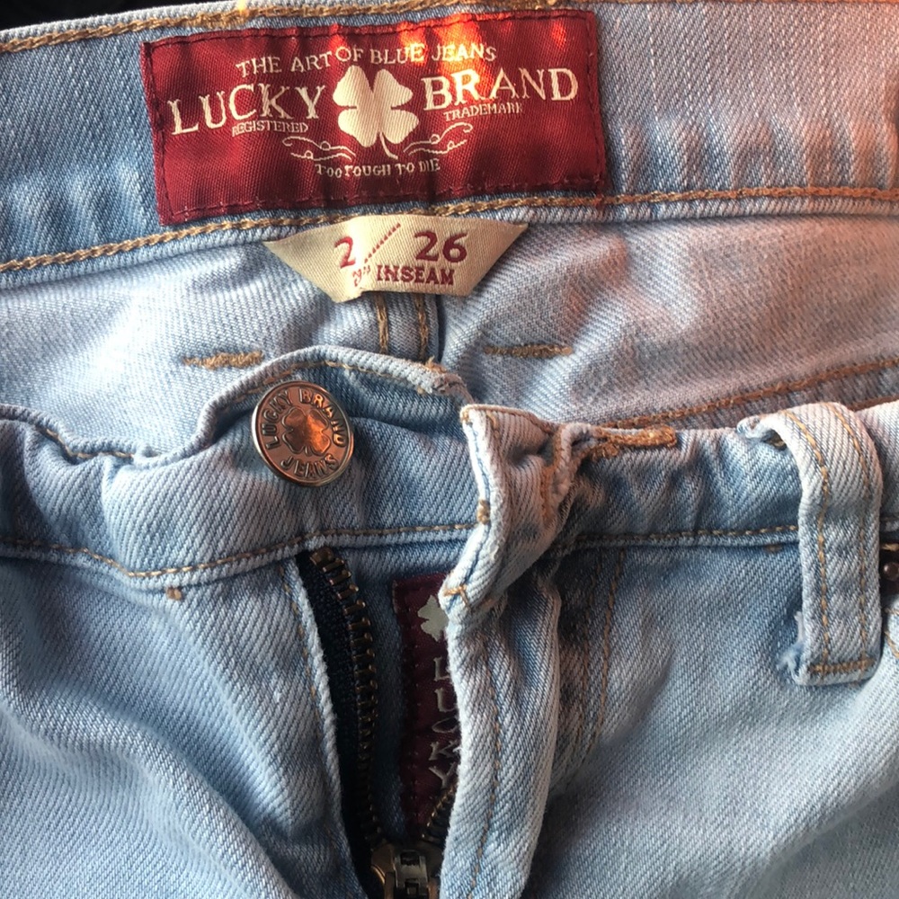 Light blue lucky jeans